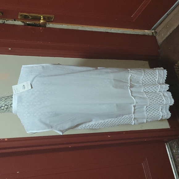ADVANCE APPARELS SLEEVELESS WHITE DRESS 👗 SIZE XL - Picture 2 of 16